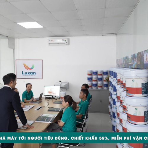 Sơn Luxan - Bán sơ trực tiếp từ nhà máy chiết khấu 55%