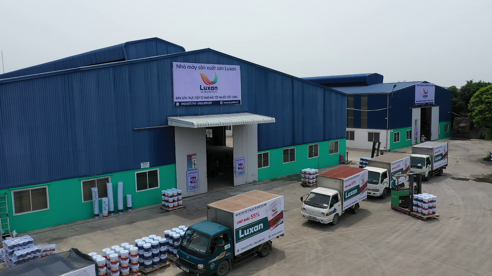 Sơn Luxan - Bán sơn trực tiếp từ nhà máy chiết khấu 55%