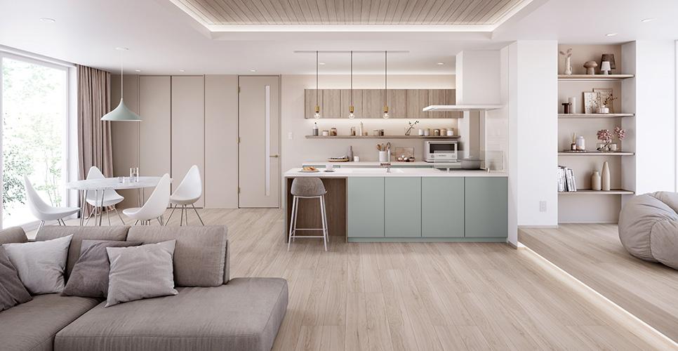Greige + trắng Luxan