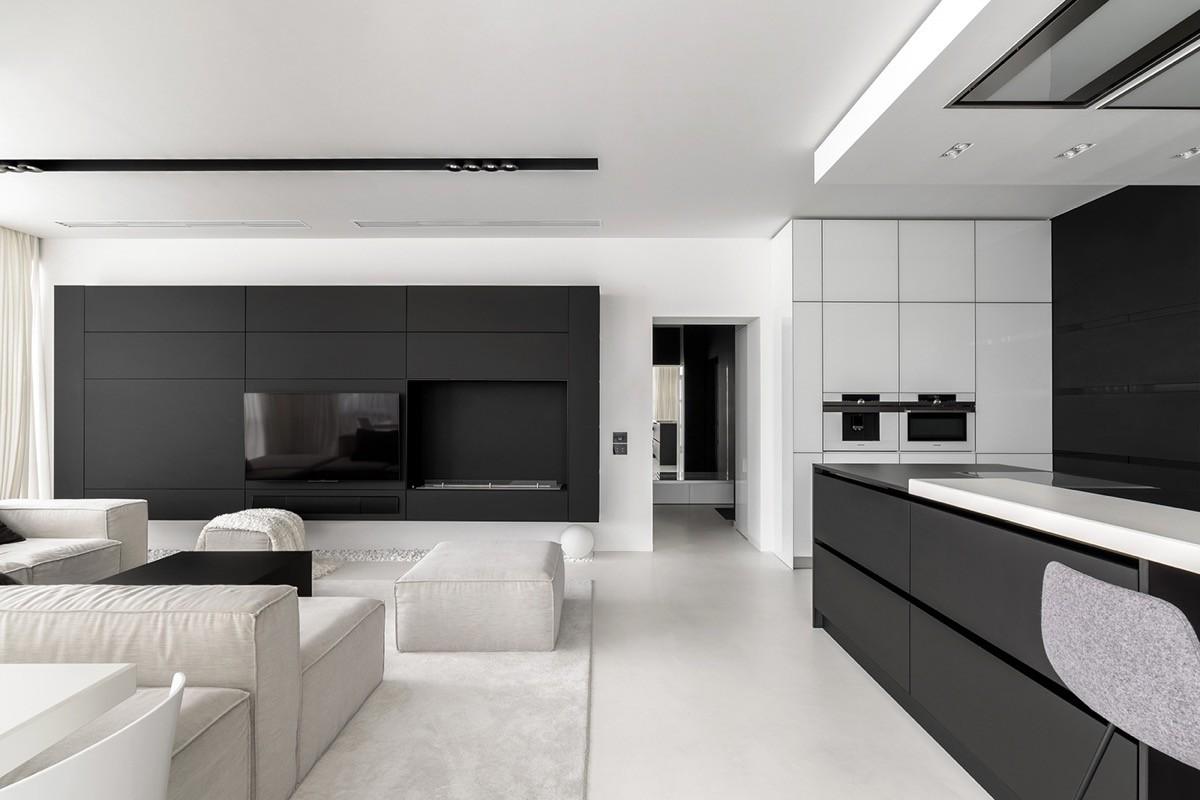Trắng + đen – tương phản mạnh Luxan