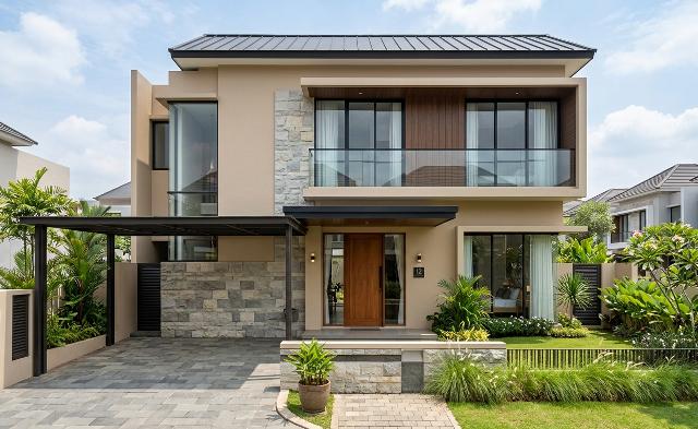 Trắng kem + be – nhẹ nhàng và sang trọng Luxan